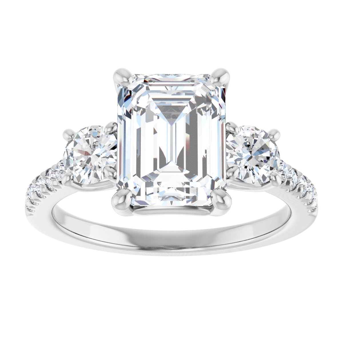 Three-Stone Engagement Ring