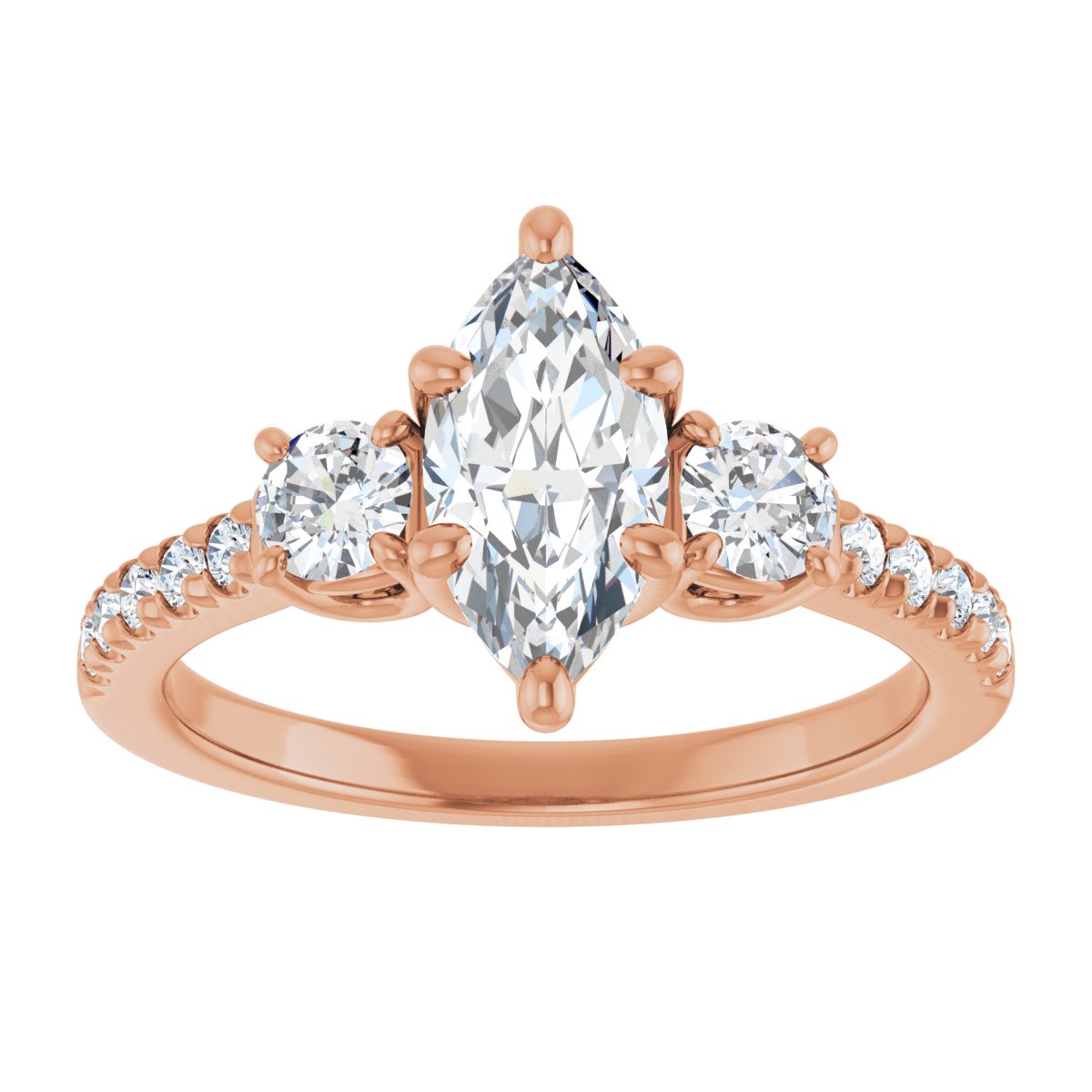 Three-Stone Engagement Ring