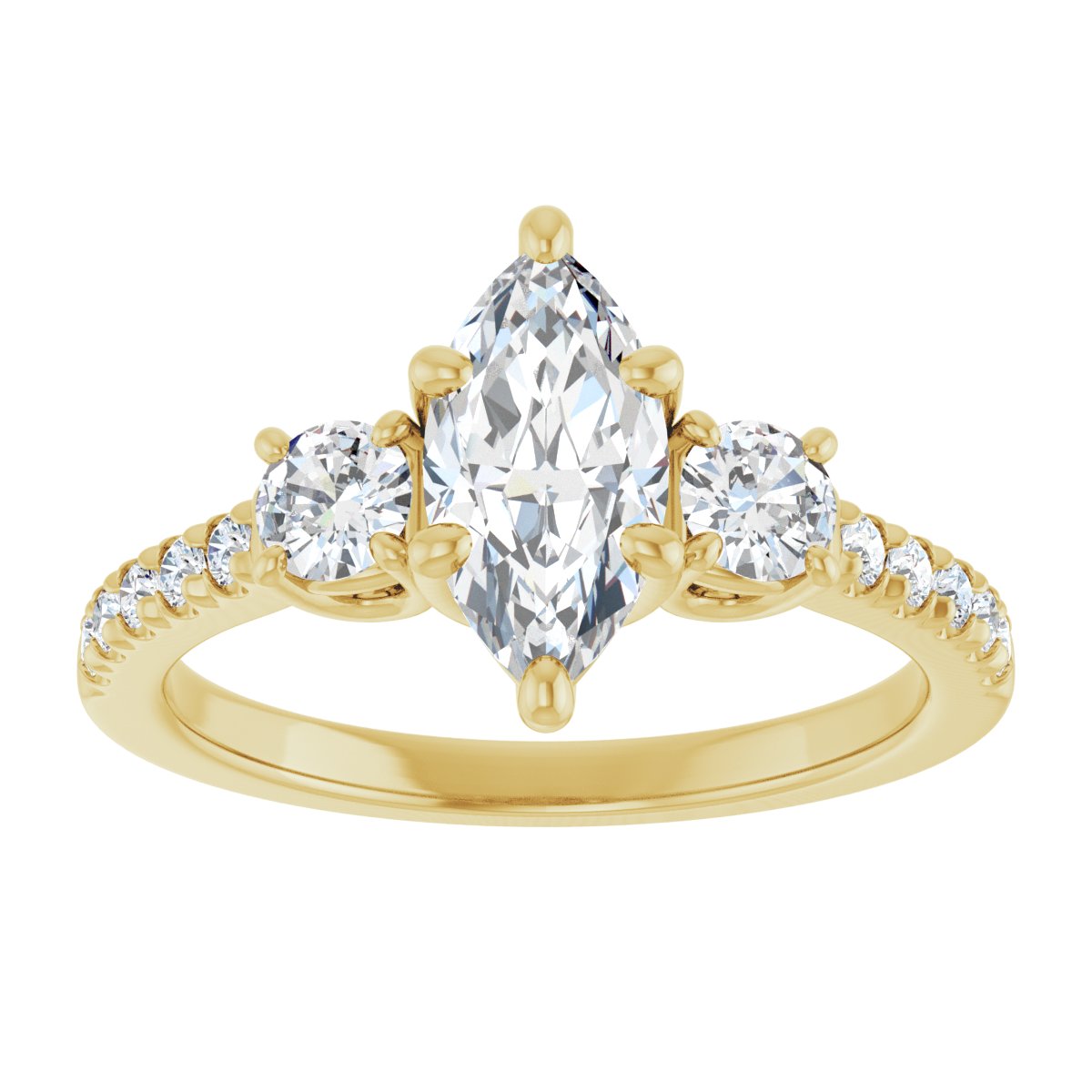 Three-Stone Engagement Ring