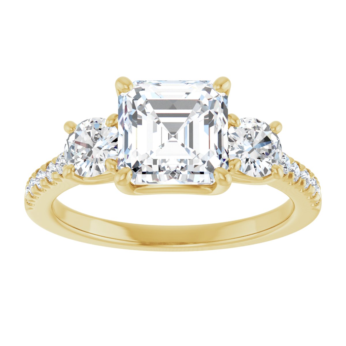 Three-Stone Engagement Ring