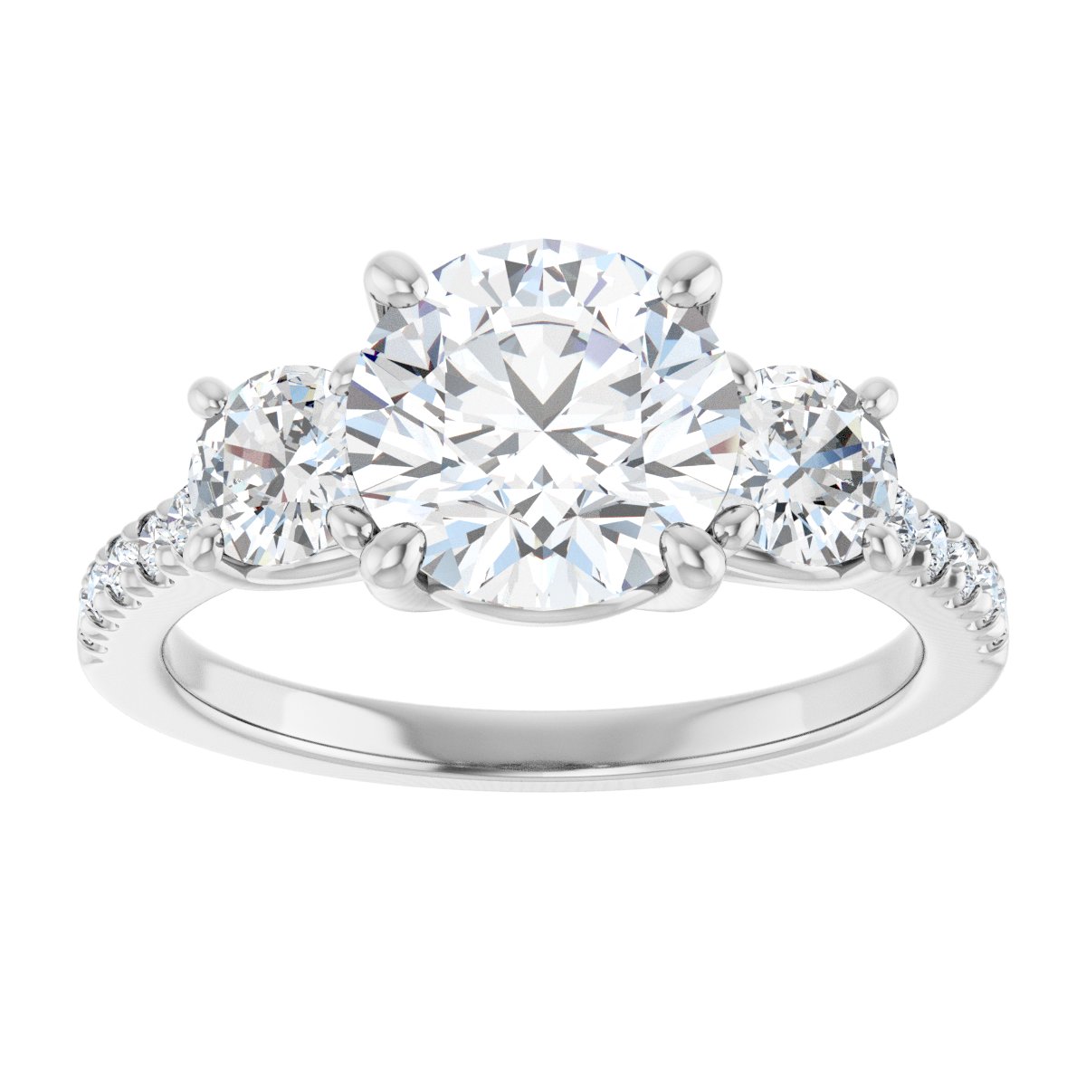 Three-Stone Engagement Ring