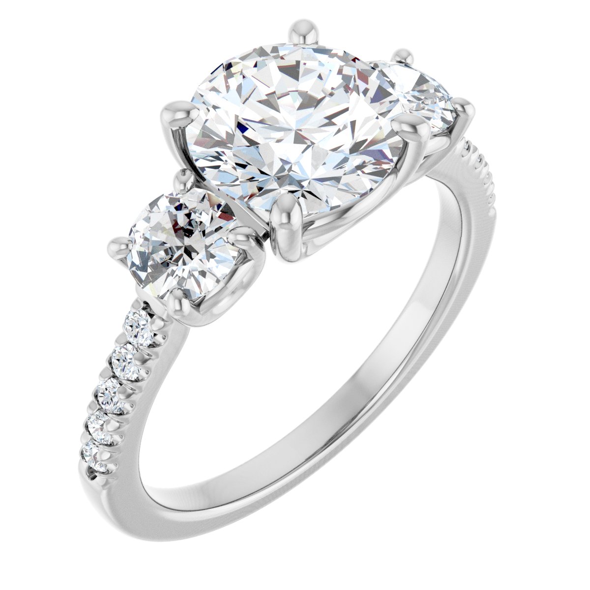 Three-Stone Engagement Ring
