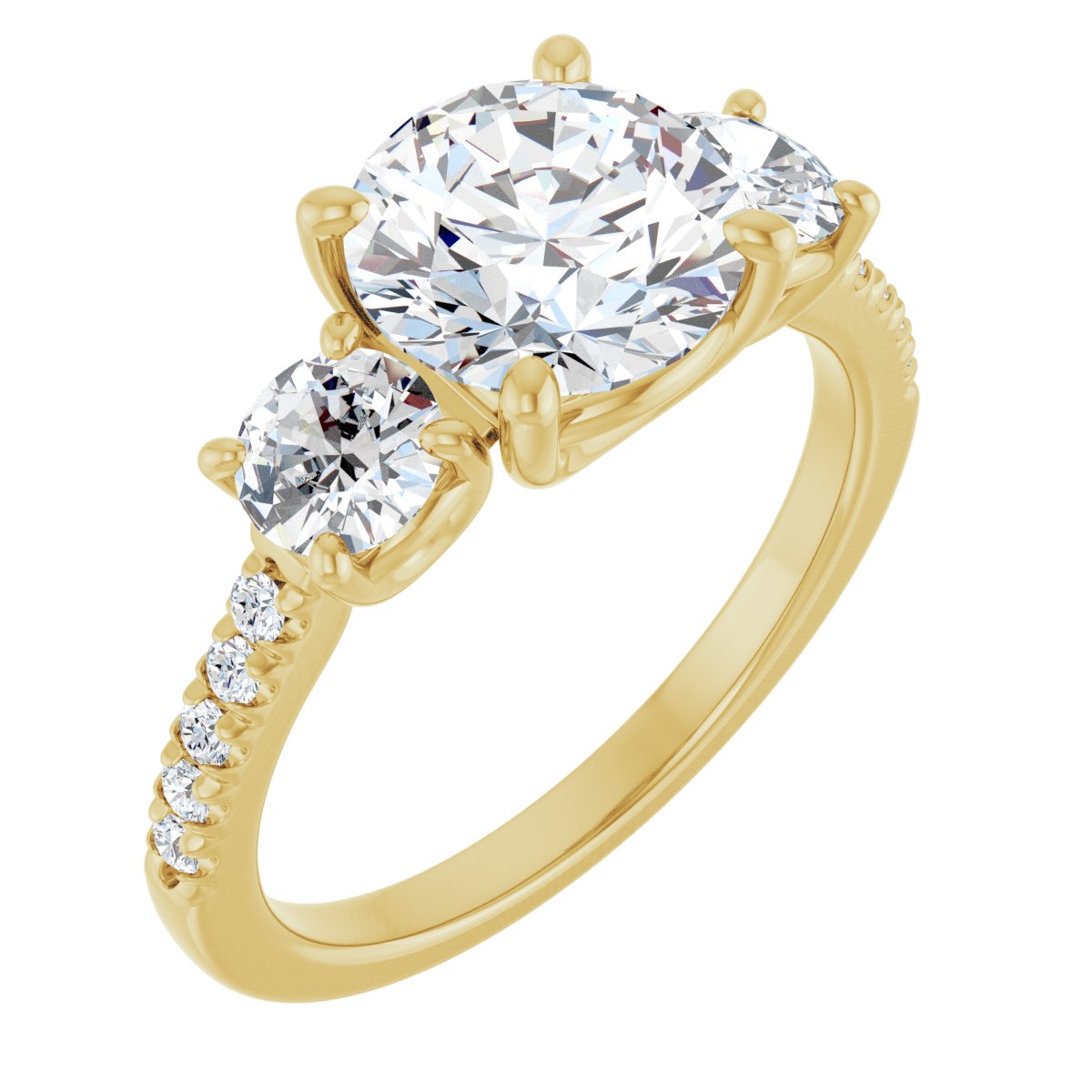 Three-Stone Engagement Ring