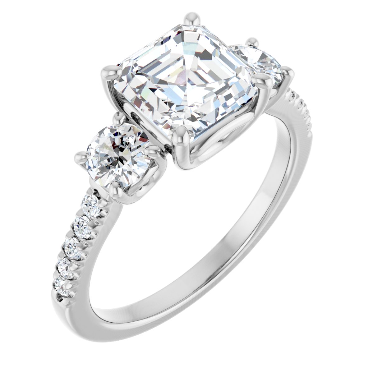 Three-Stone Engagement Ring