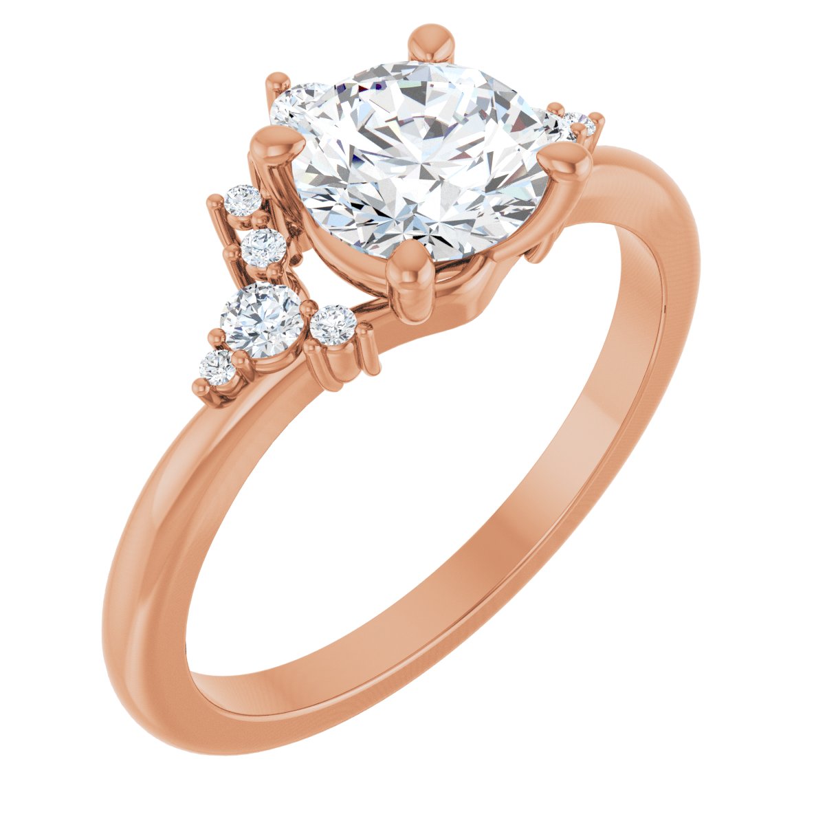 Accented Engagement Ring