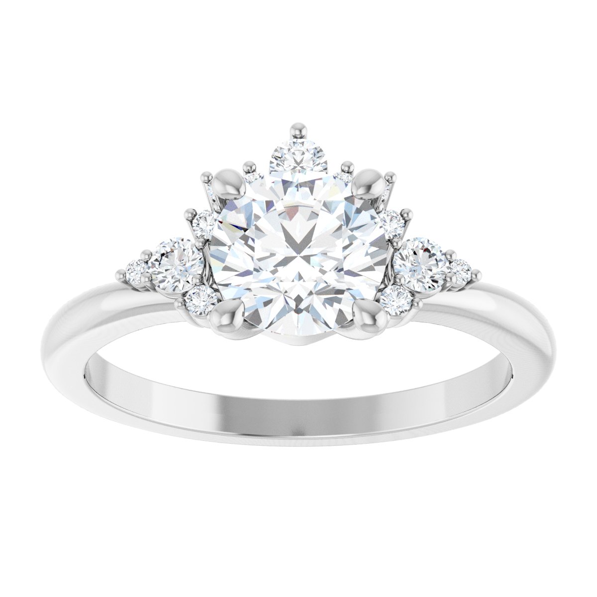 Accented Engagement Ring