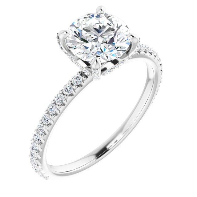 Accented Engagement Ring