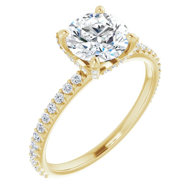 Accented Engagement Ring