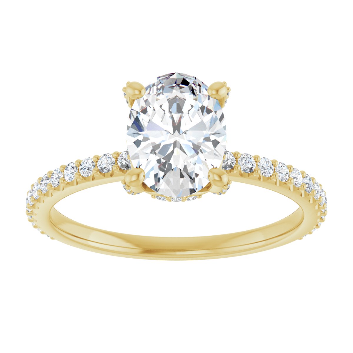 Accented Engagement Ring