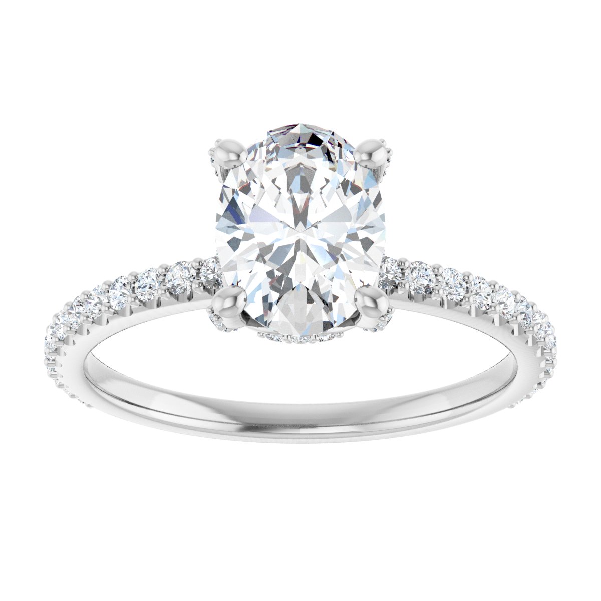 Accented Engagement Ring