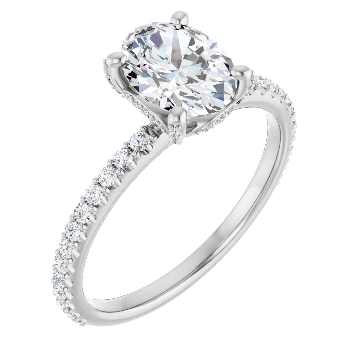 Accented Engagement Ring