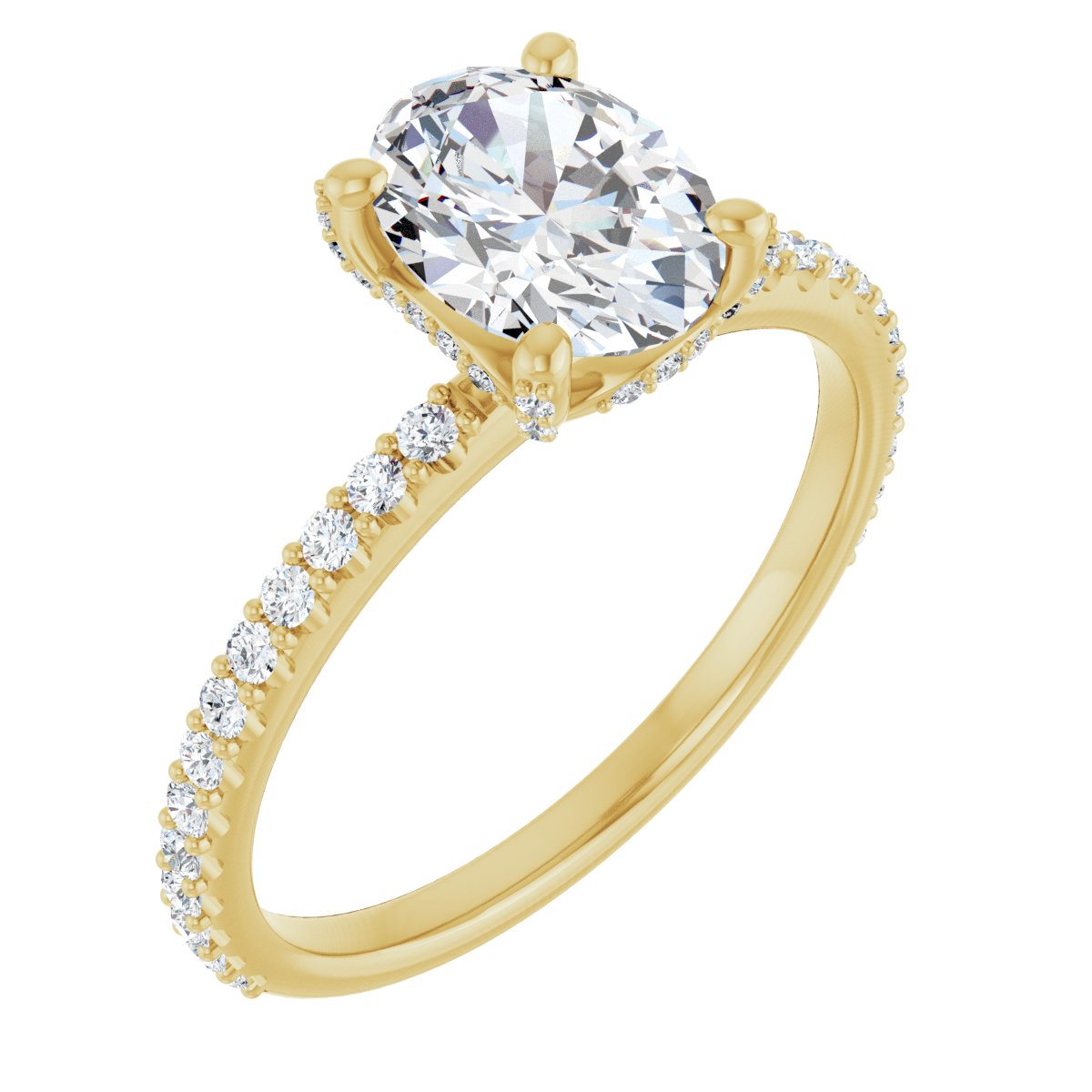 Accented Engagement Ring