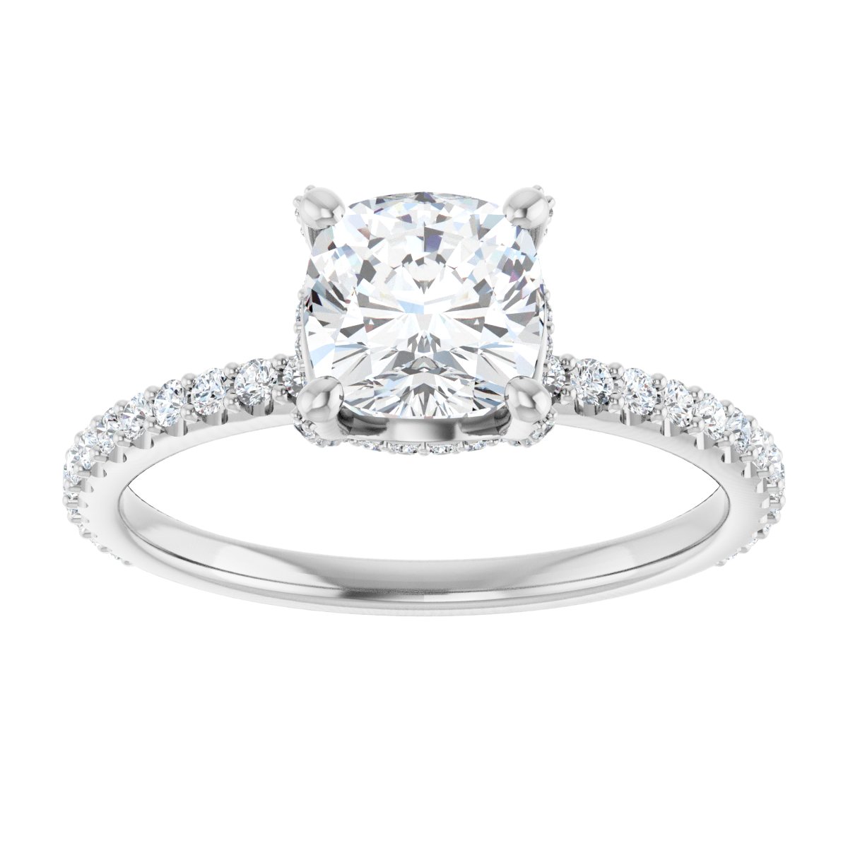 Accented Engagement Ring