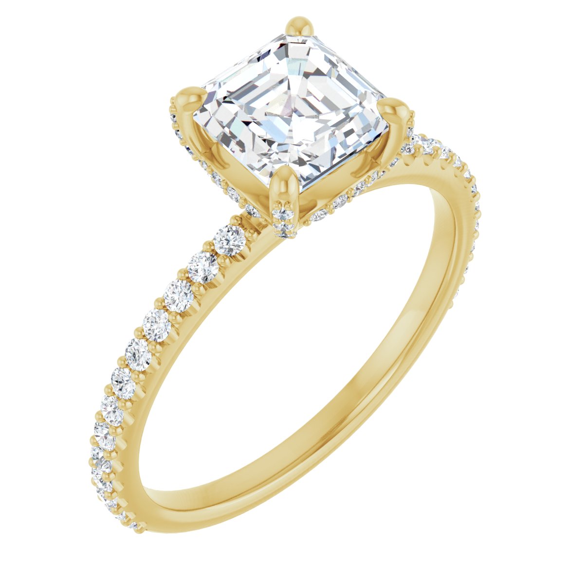 Accented Engagement Ring