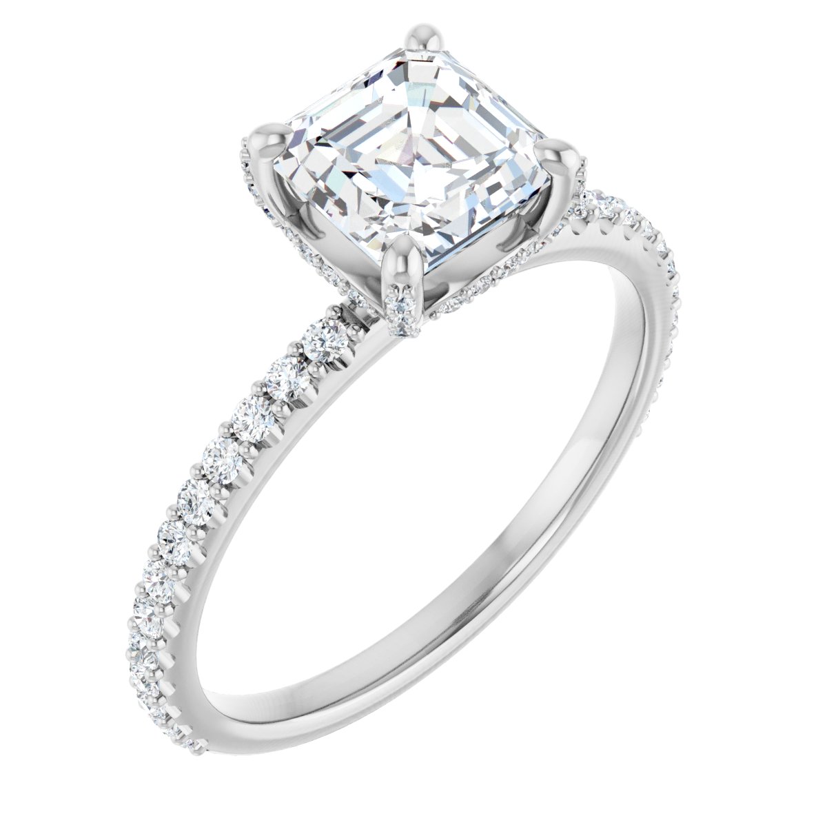 Accented Engagement Ring