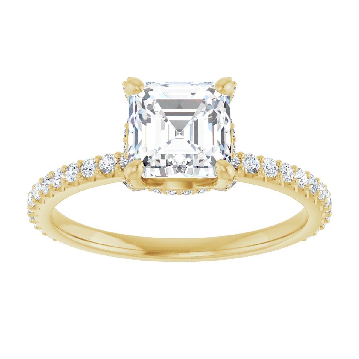 Accented Engagement Ring