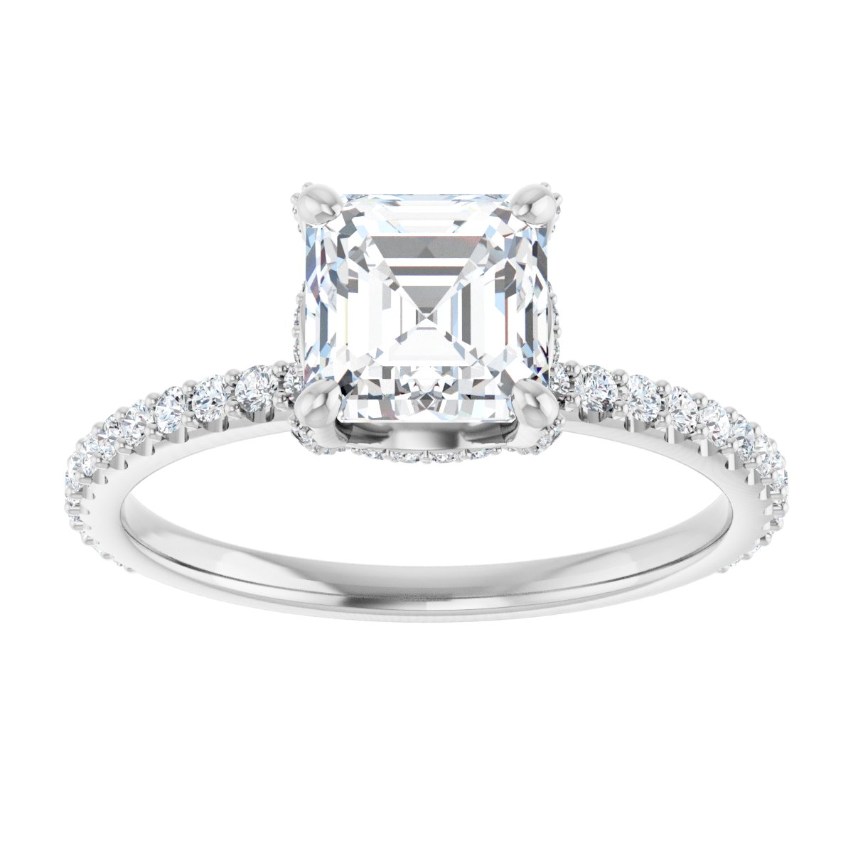 Accented Engagement Ring