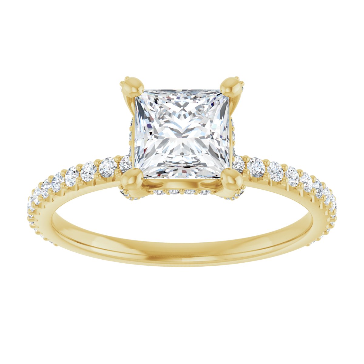Accented Engagement Ring