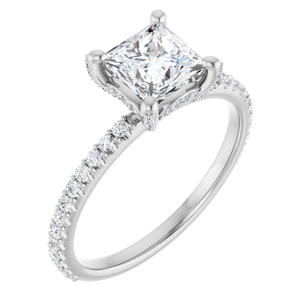 Accented Engagement Ring