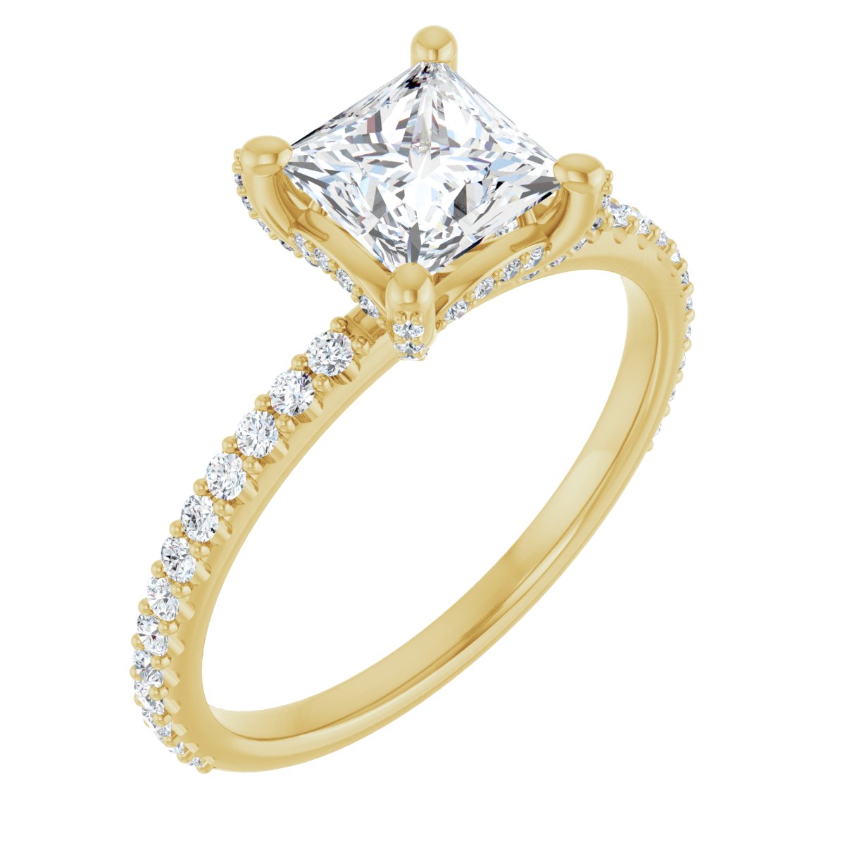 Accented Engagement Ring