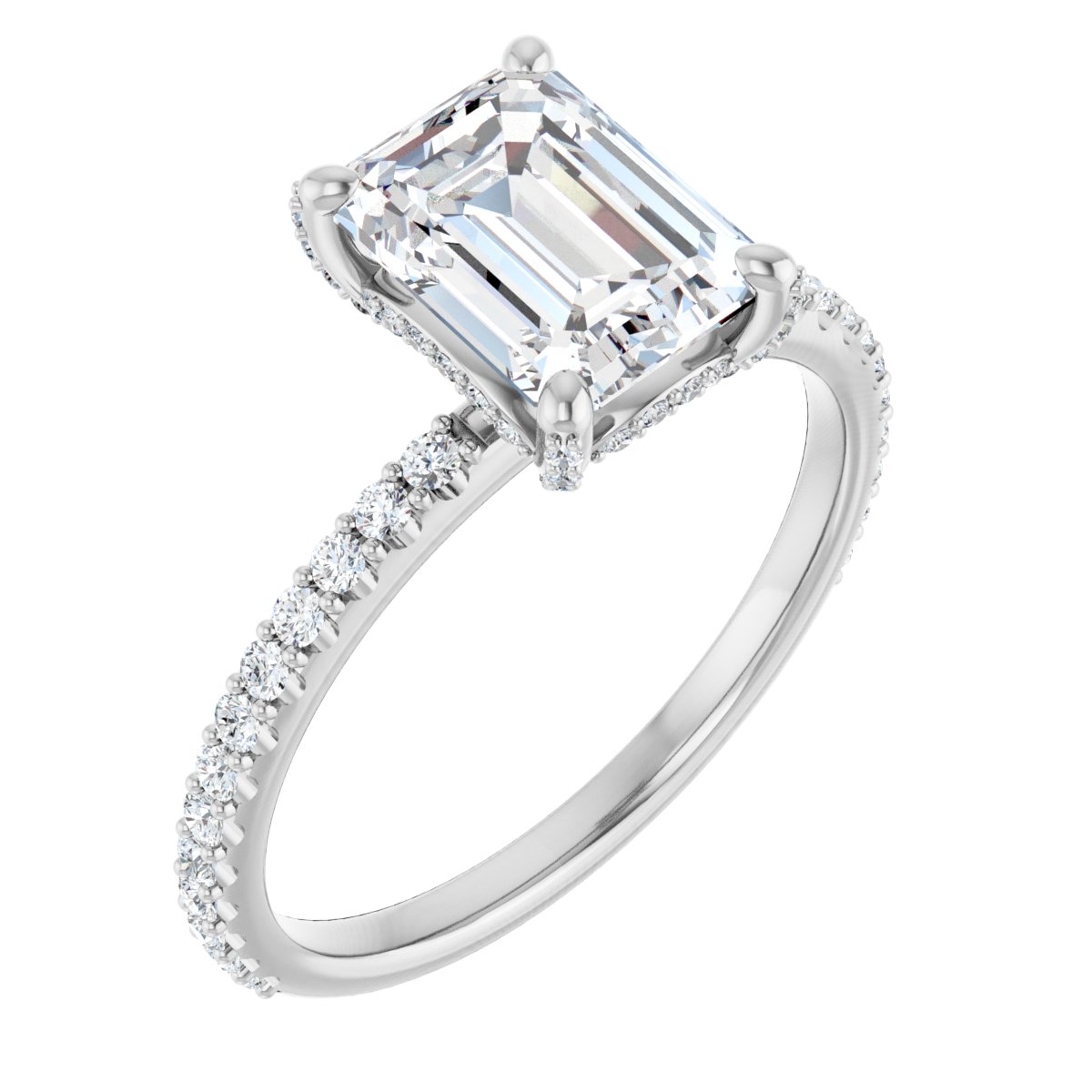 Accented Engagement Ring