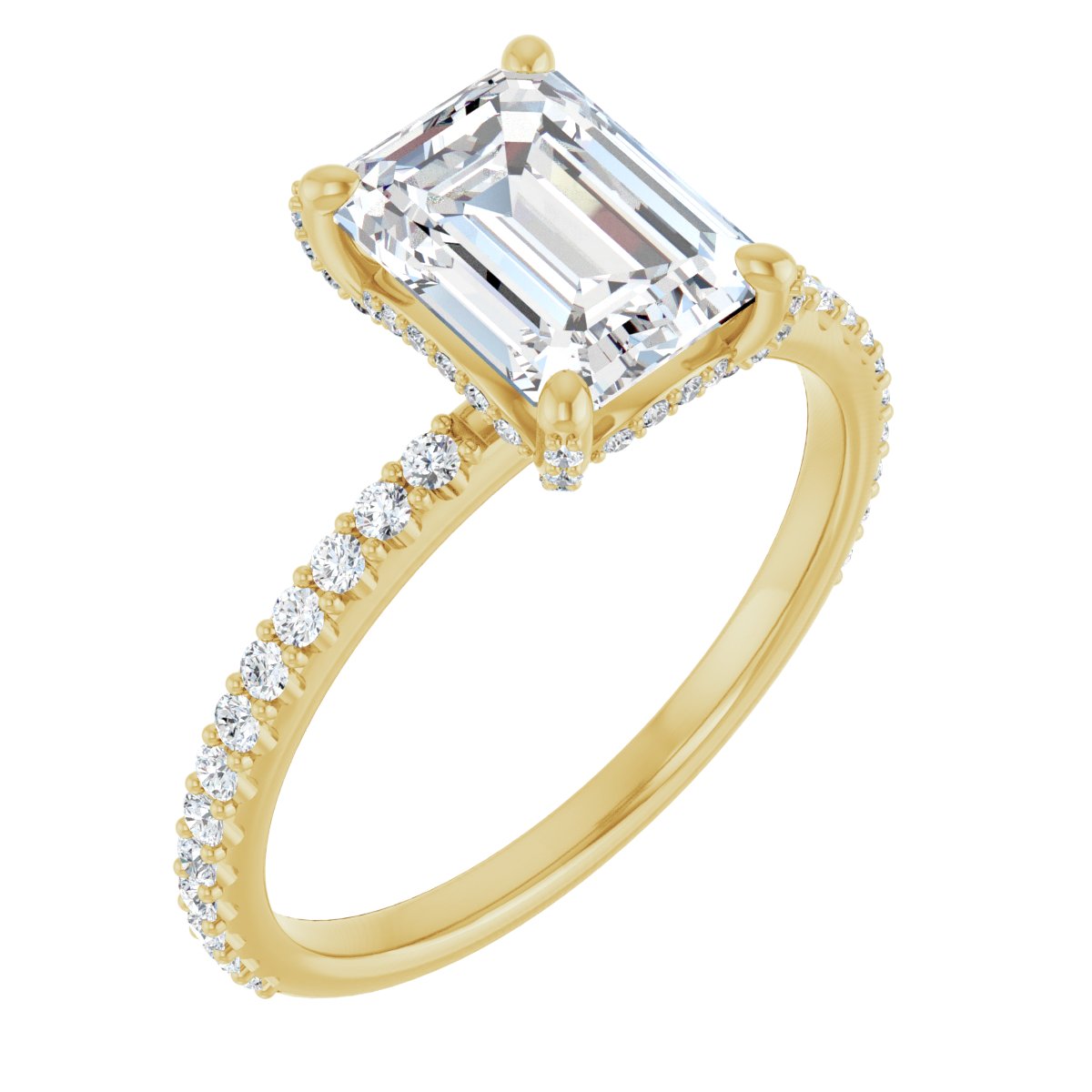 Accented Engagement Ring