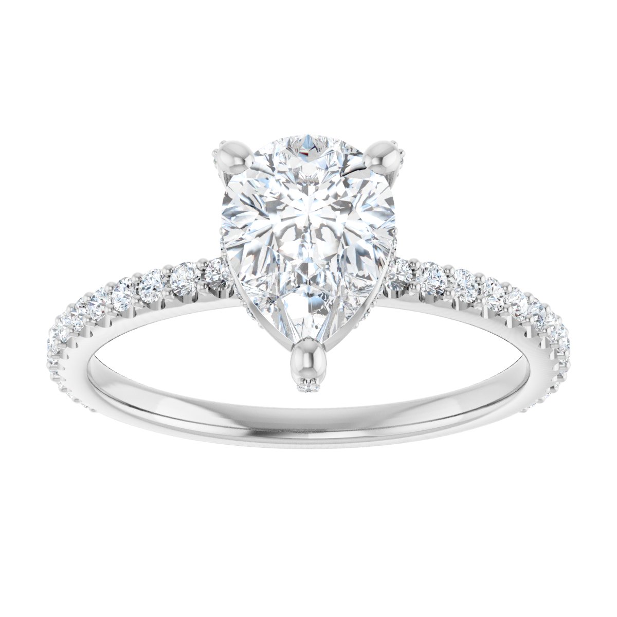 Accented Engagement Ring