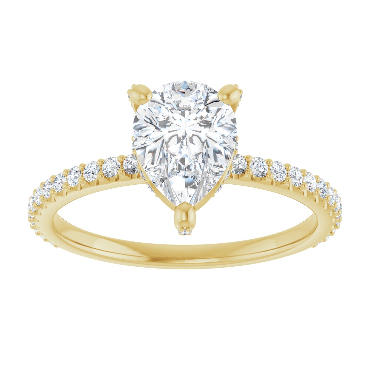 Accented Engagement Ring