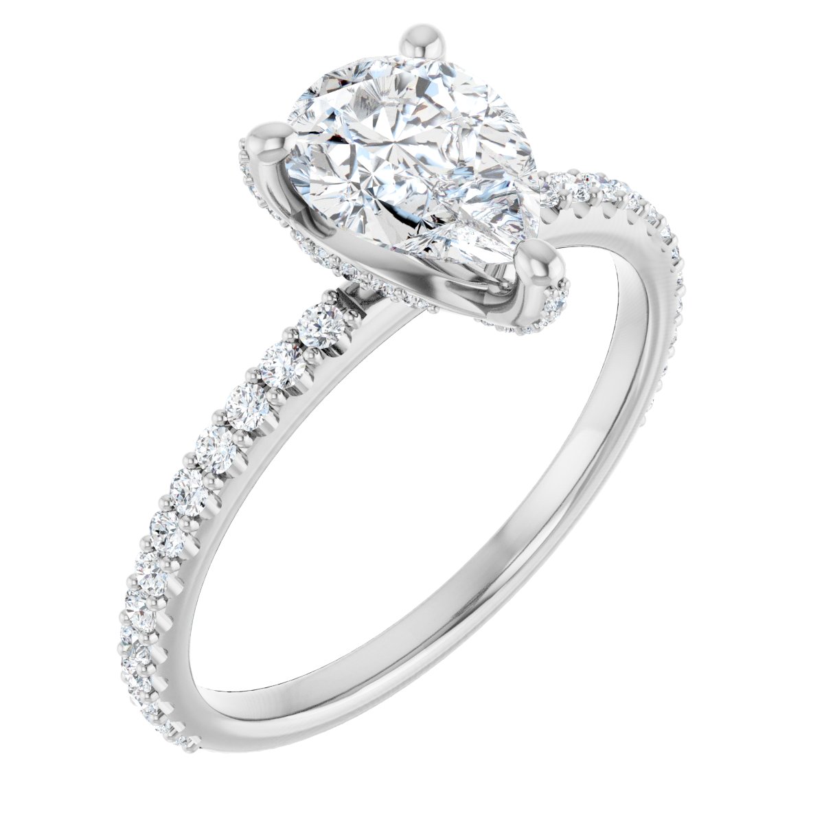 Accented Engagement Ring