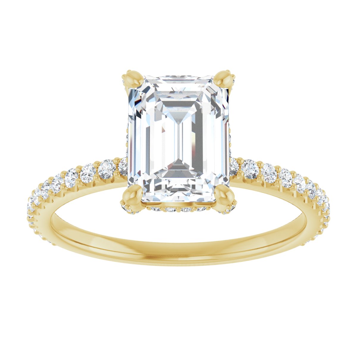Accented Engagement Ring