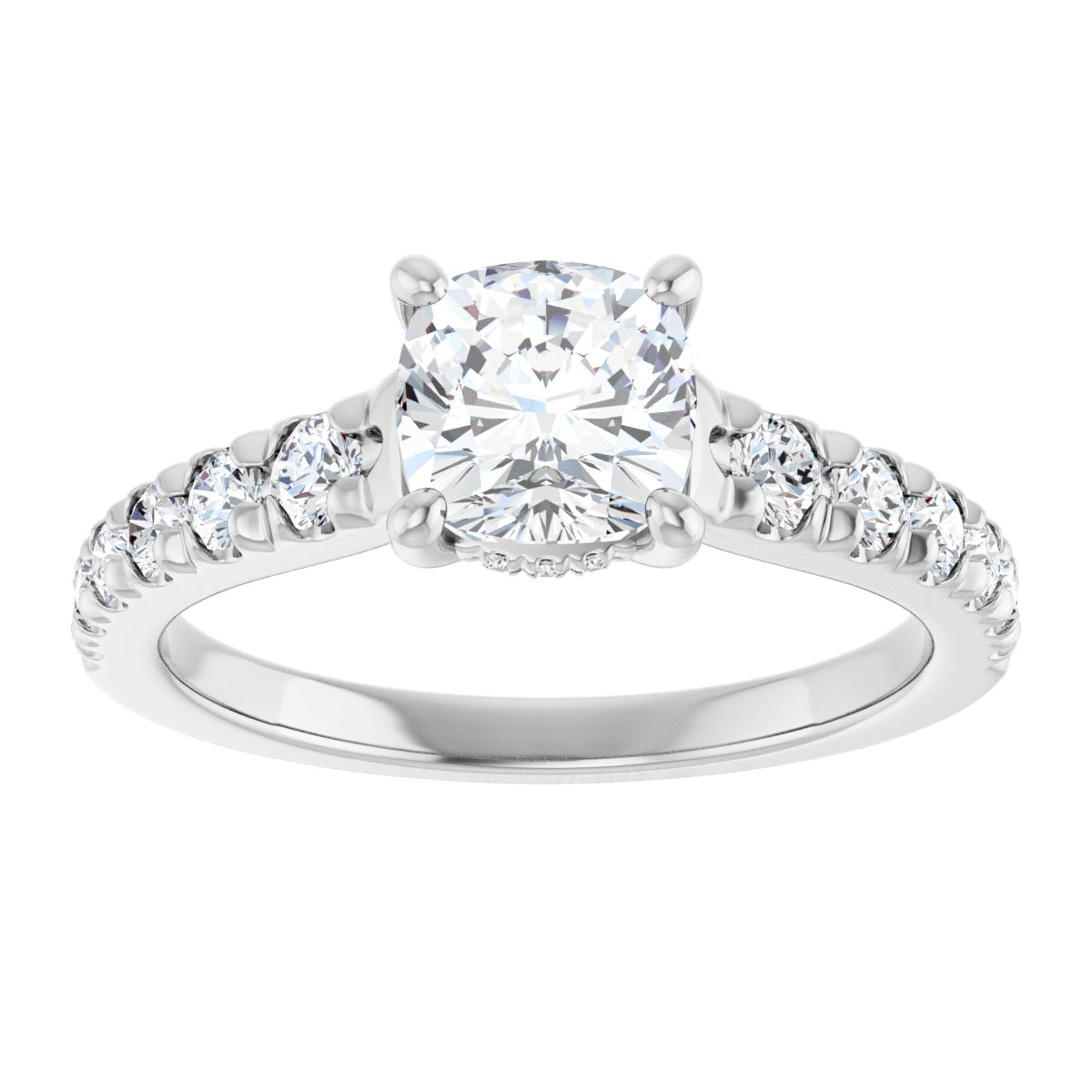 Accented Engagement Ring