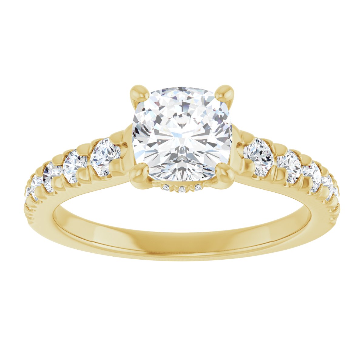Accented Engagement Ring
