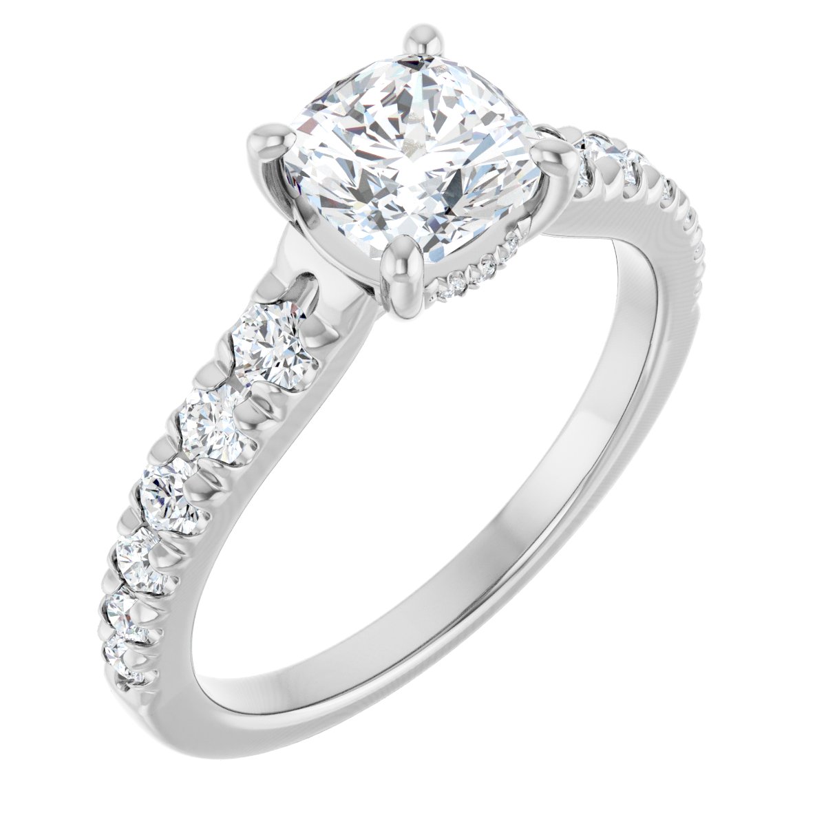 Accented Engagement Ring