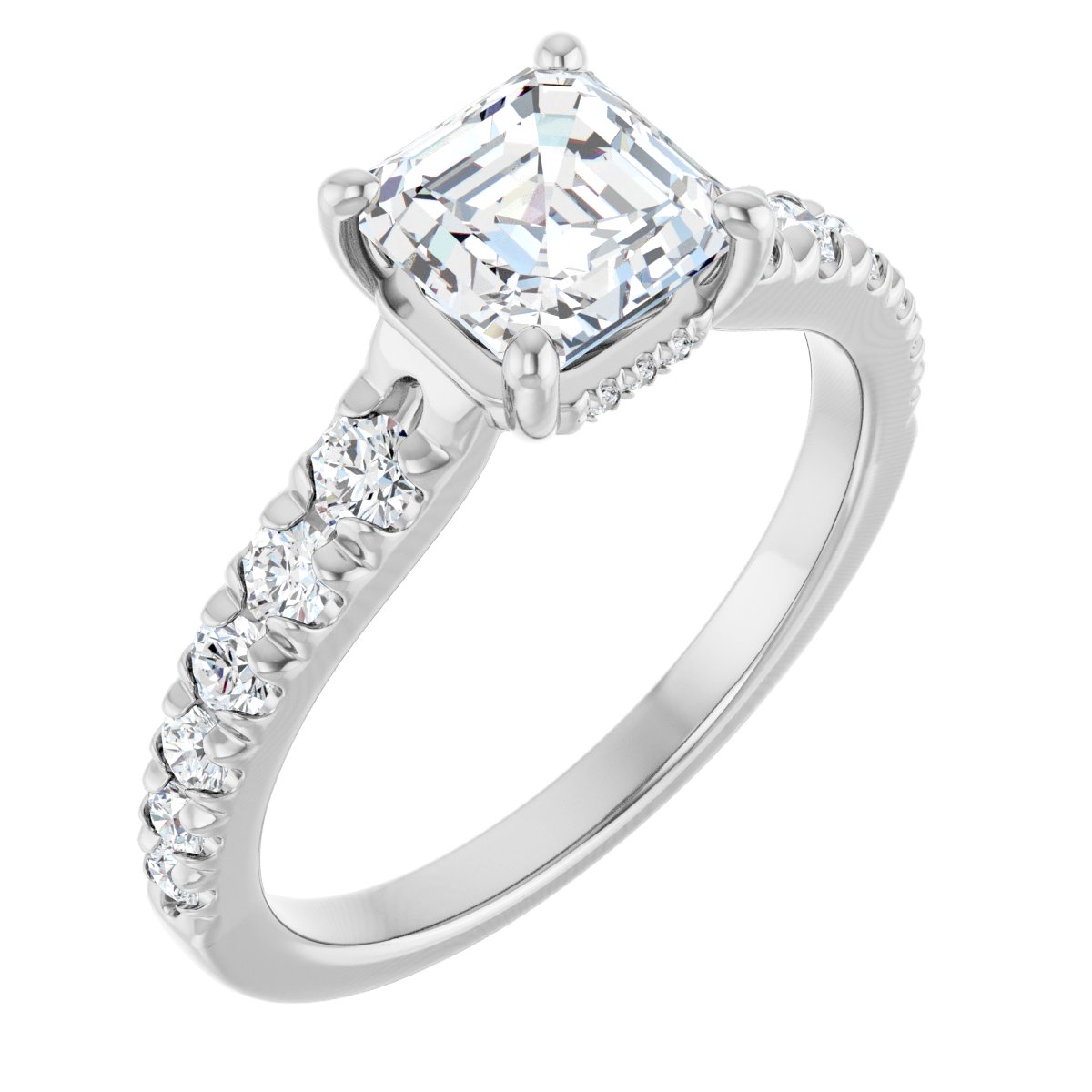 Accented Engagement Ring