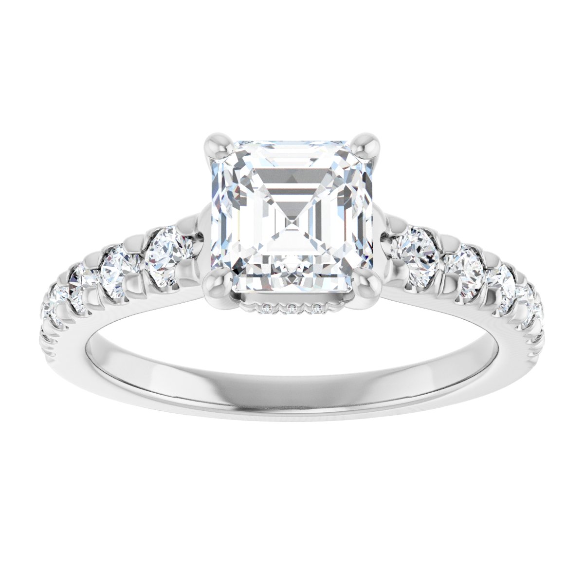 Accented Engagement Ring