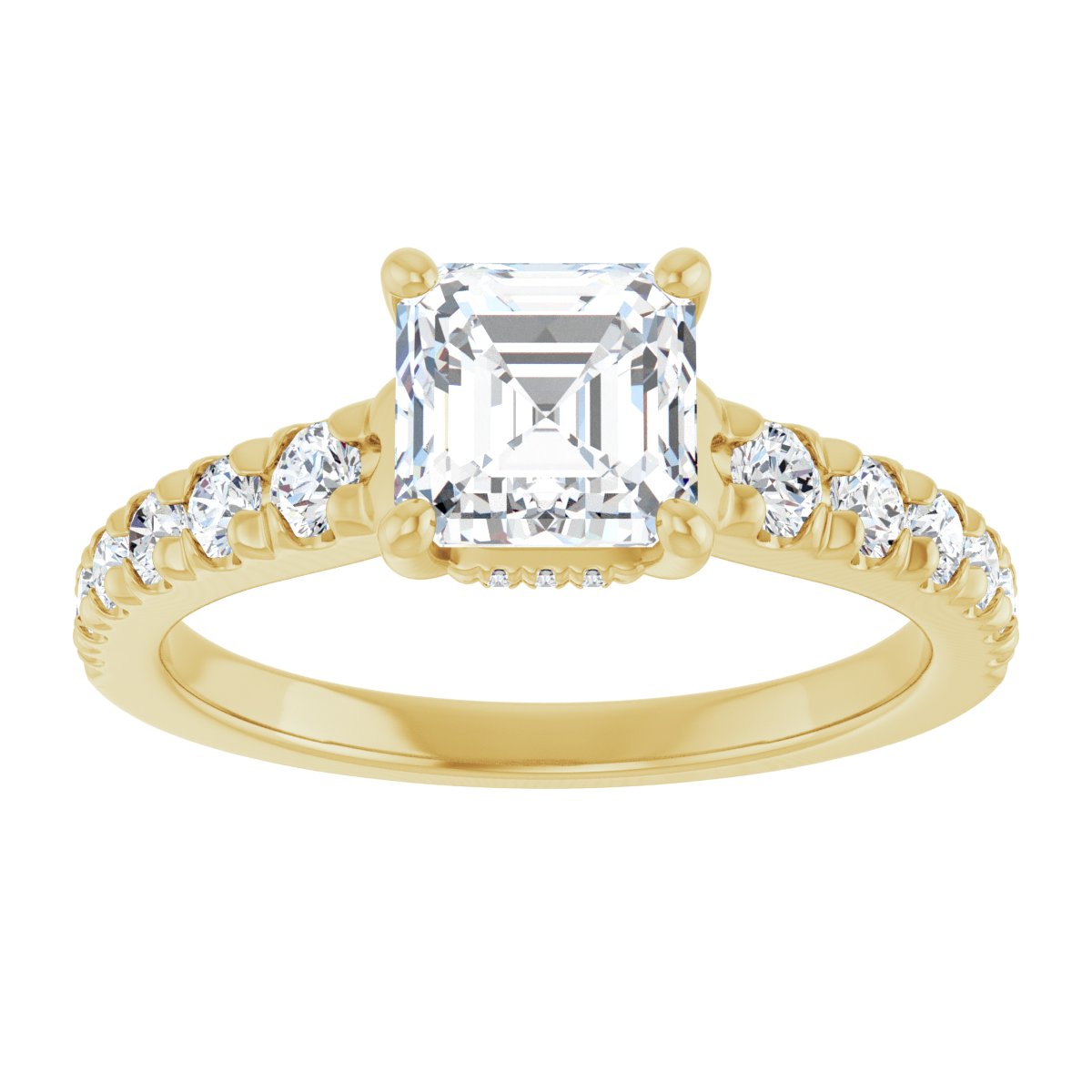 Accented Engagement Ring