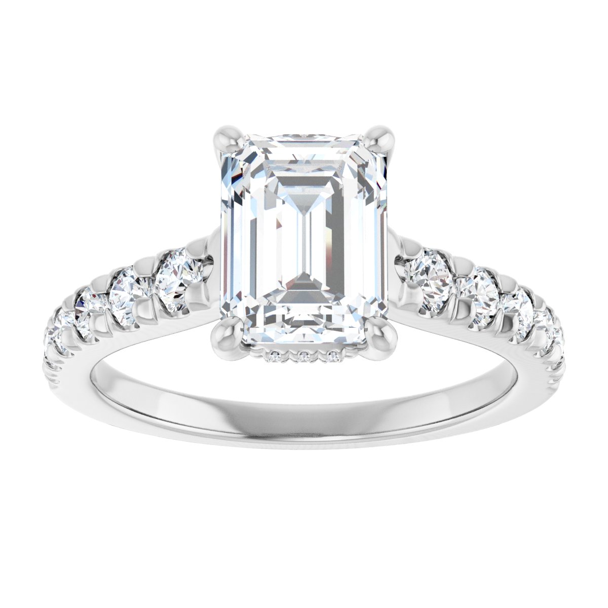 Accented Engagement Ring