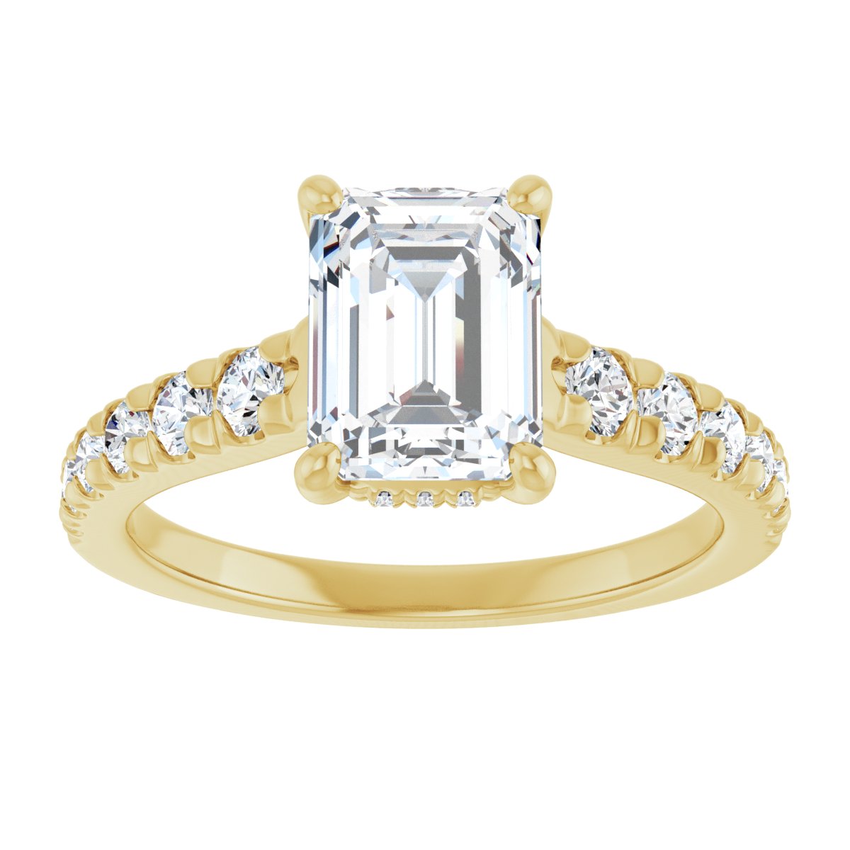 Accented Engagement Ring