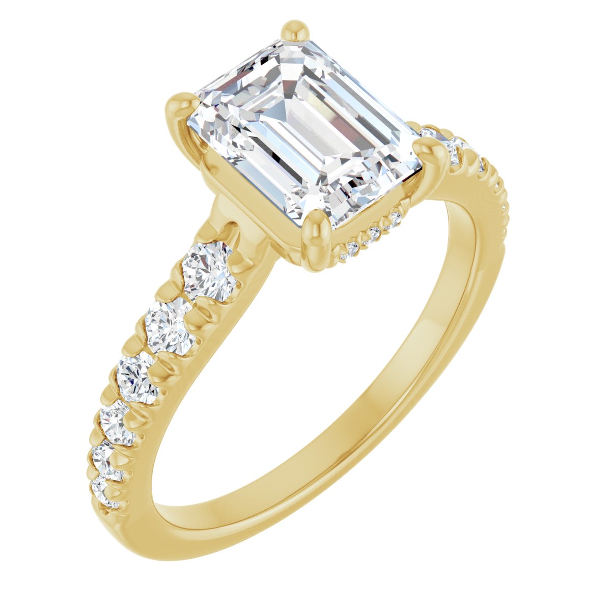 Accented Engagement Ring