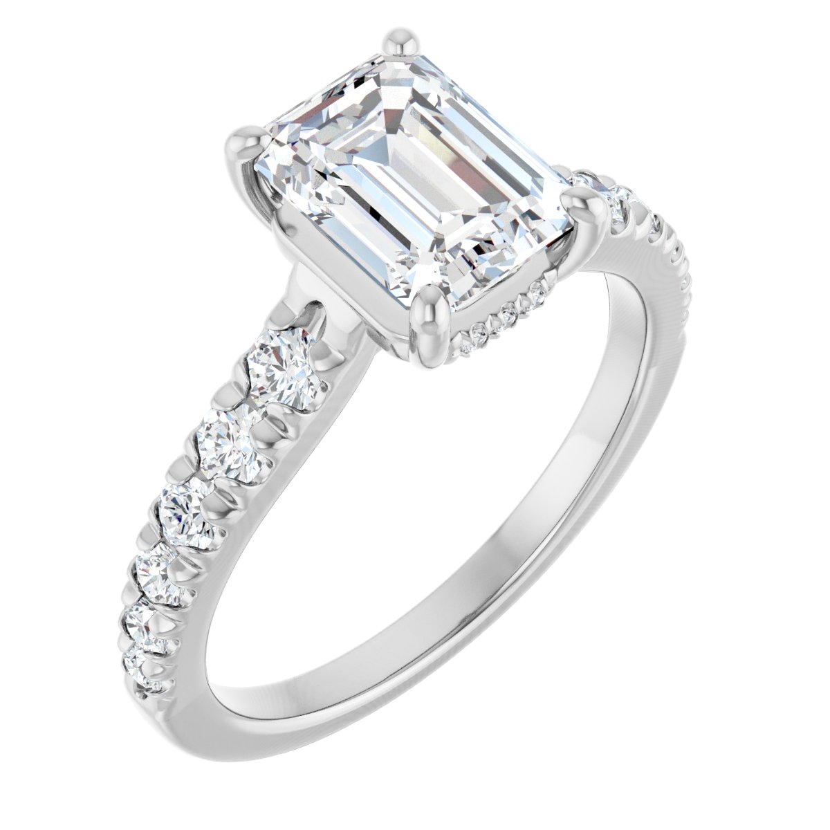 Accented Engagement Ring