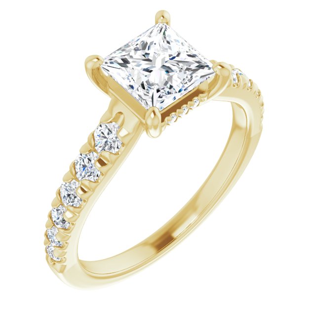 Accented Engagement Ring