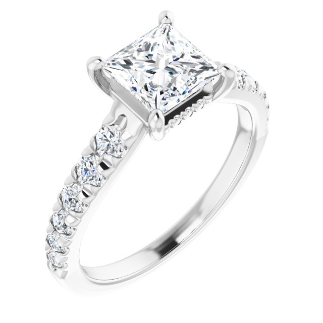 Accented Engagement Ring