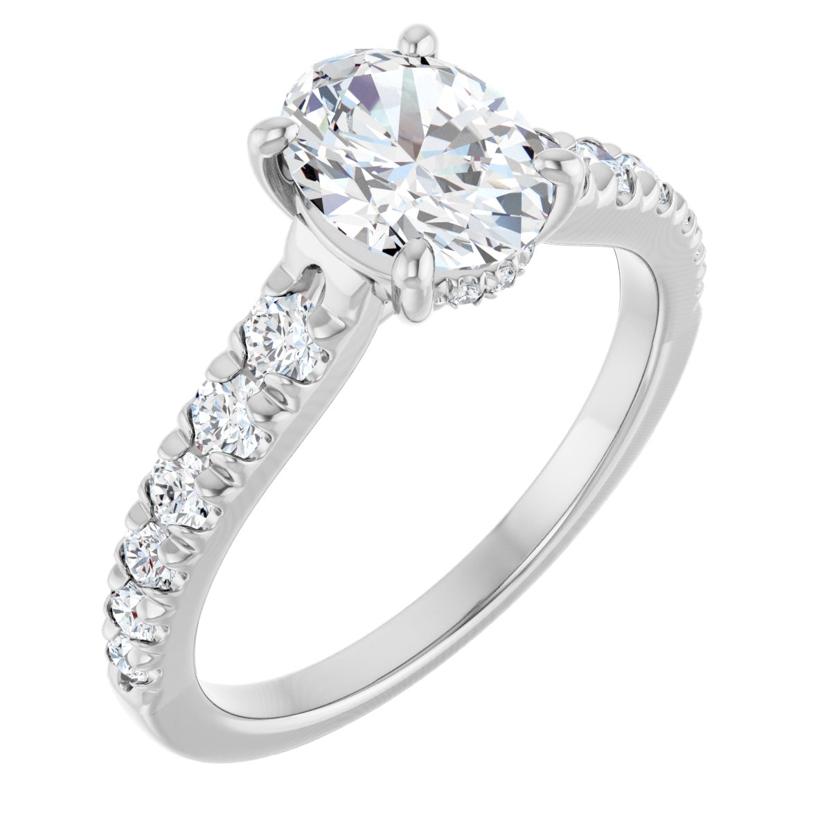 Accented Engagement Ring