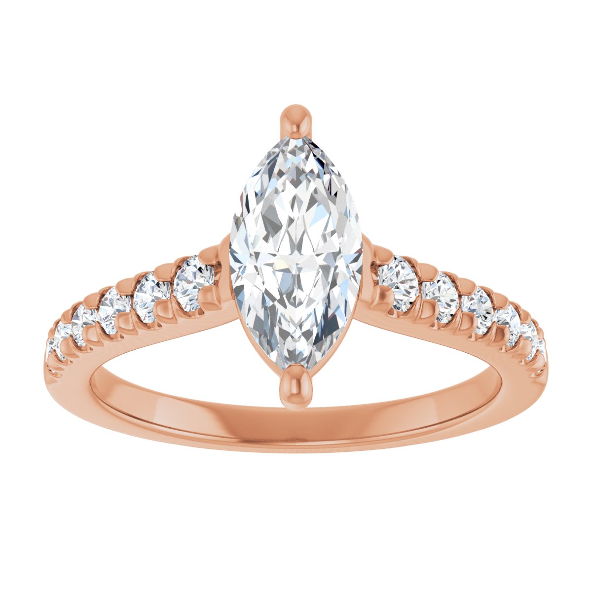 Accented Engagement Ring