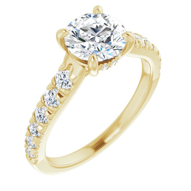 Accented Engagement Ring