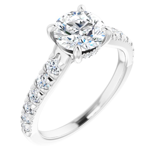 Accented Engagement Ring