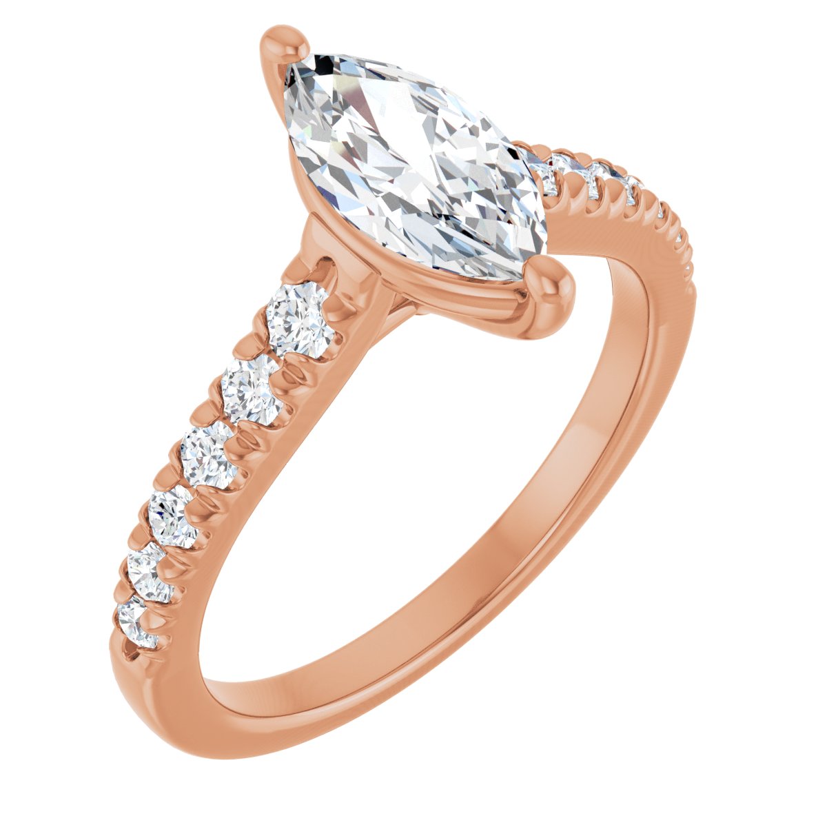 Accented Engagement Ring