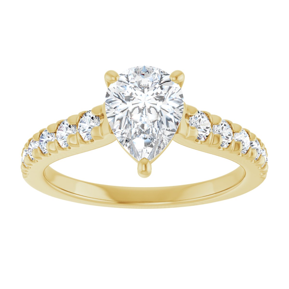 Accented Engagement Ring