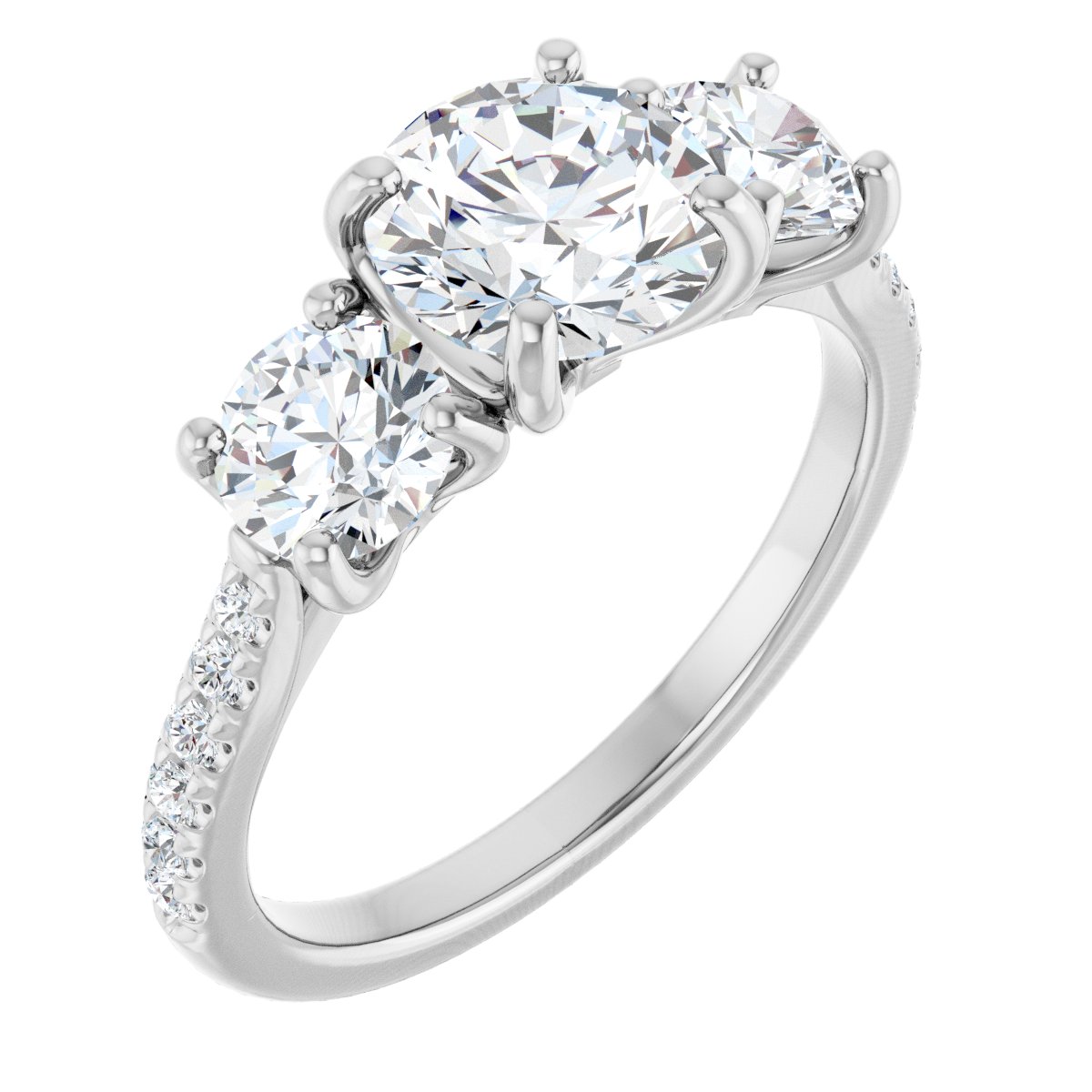 Three-Stone Engagement Ring