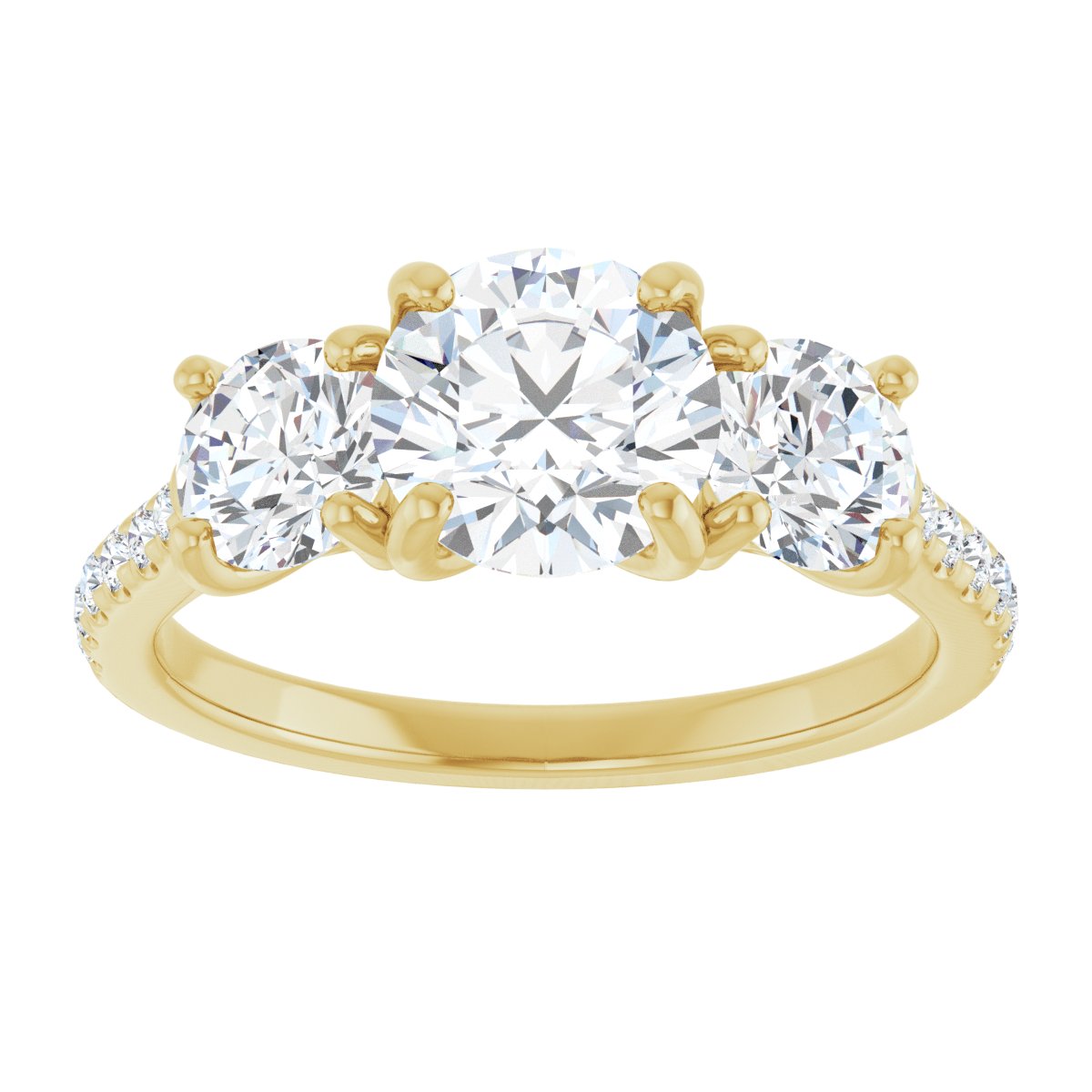 Three-Stone Engagement Ring
